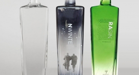 bottles with fade out effect