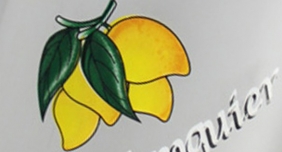 750ml Frosted Vodka Bottle with Screen Printing )